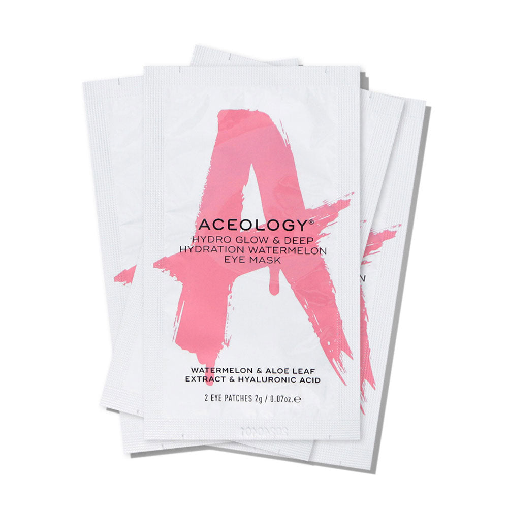Aceology Hydro Glow & Deep Hydration Watermelon Eye Mask (4 pack)