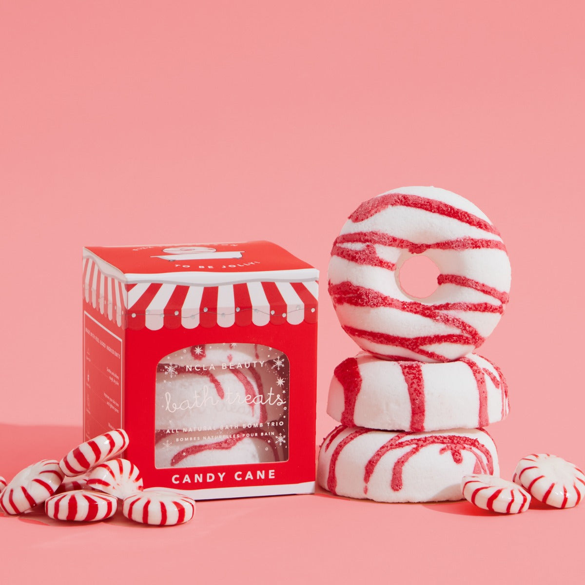 NCLA Beauty Candy Cane Bath treats