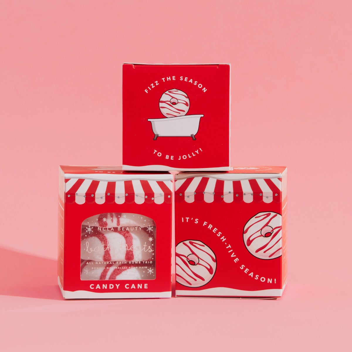 NCLA Beauty Candy Cane Bath treats