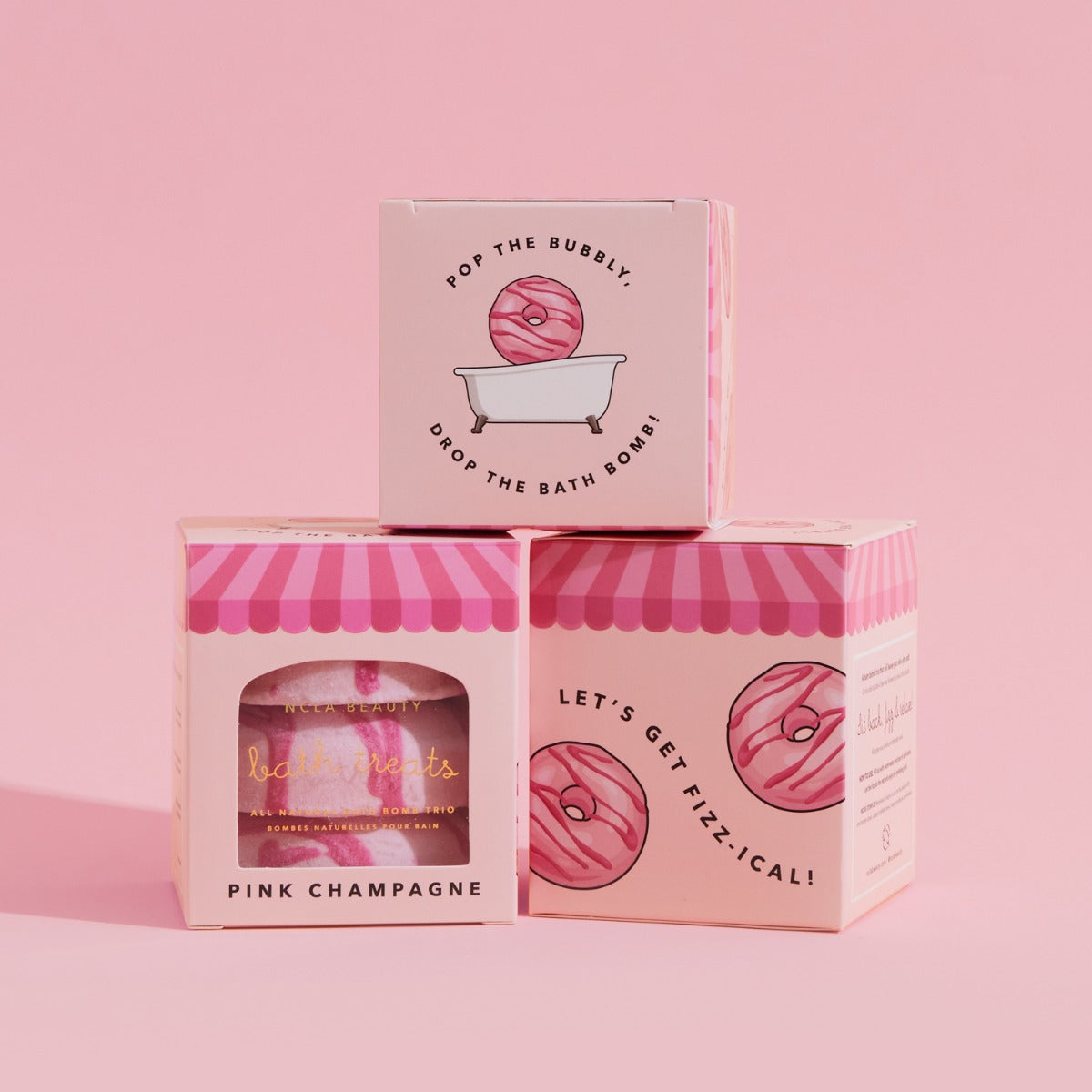 NCLA Beauty Pink Champagne Bath Treats