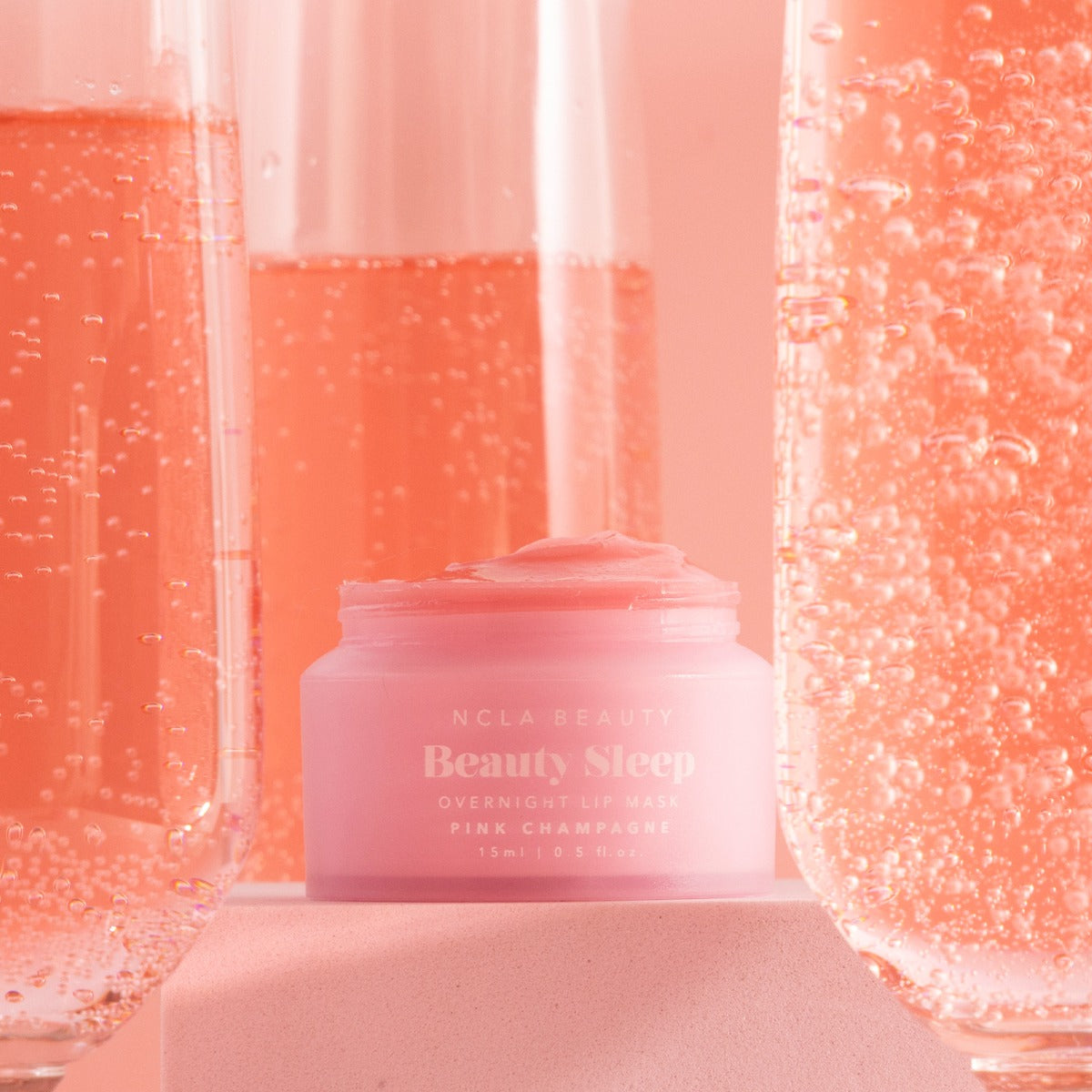NCLA Beauty Beauty Sleep Pink Champagne Lip Mask 15ml