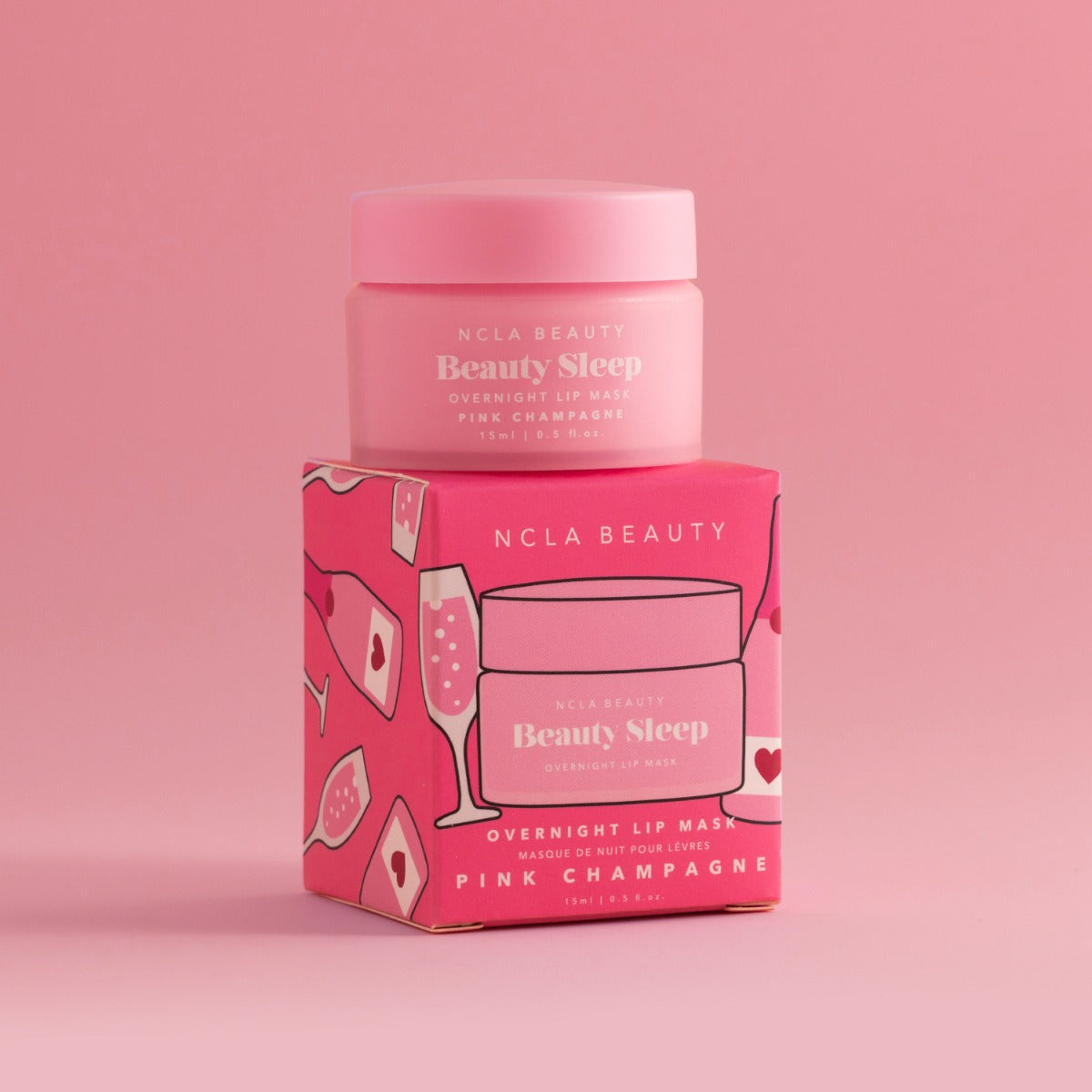 NCLA Beauty Beauty Sleep Pink Champagne Lip Mask 15ml