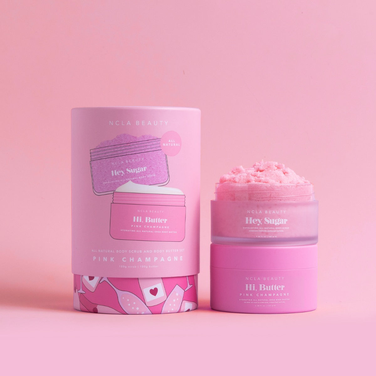 NCLA Beauty Body Care Discovery Set Pink Champagne