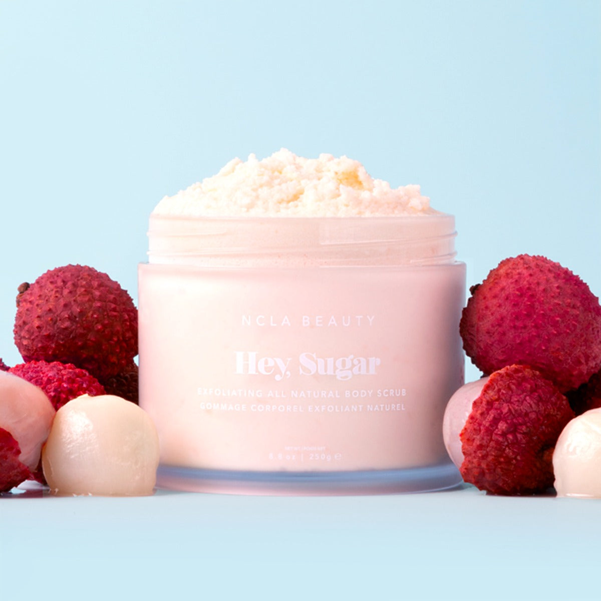 NCLA beauty Hey Sugar Lychee Martini Body Scrub 250ml