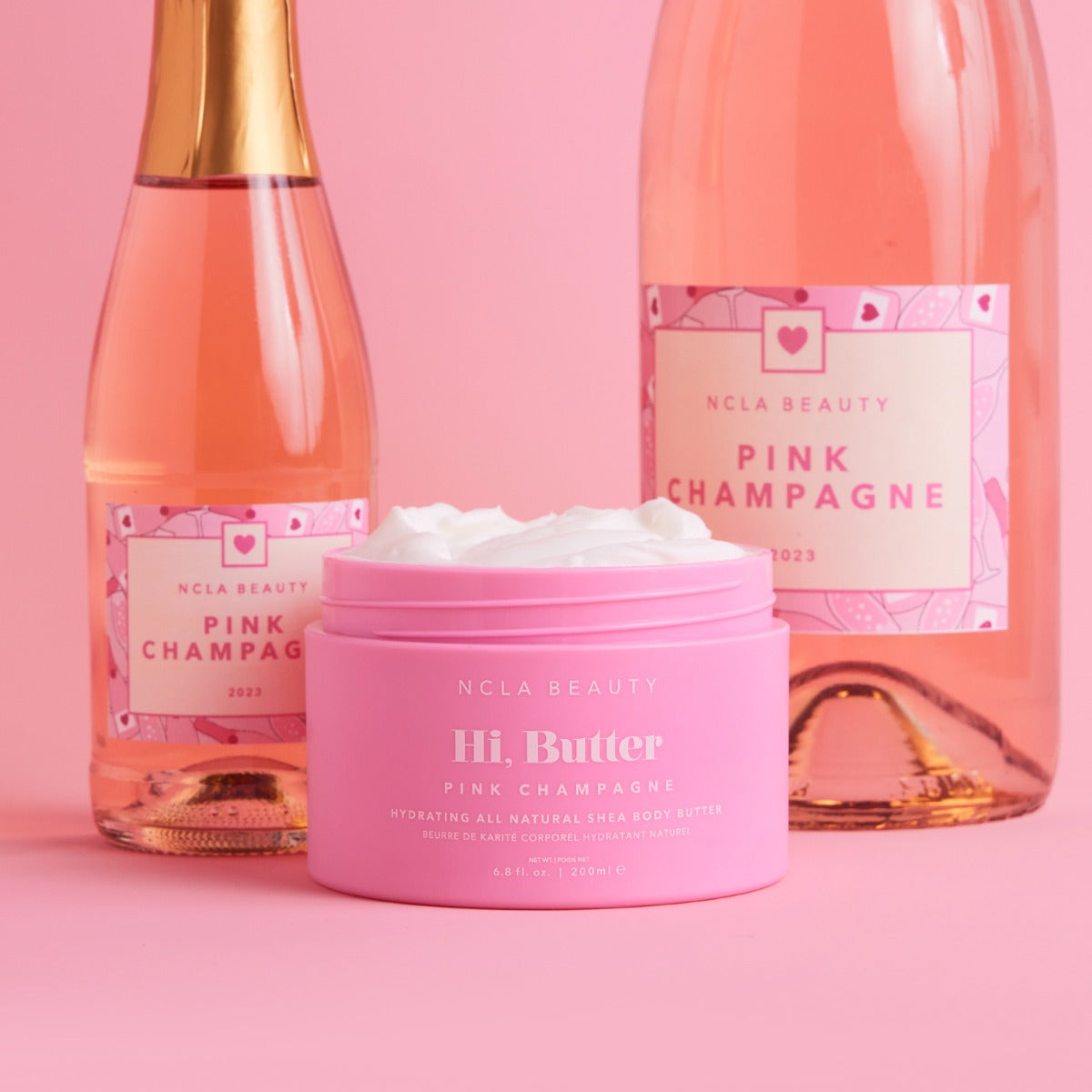 NCLA Beauty Hi Butter Pink Champagne Body Butter 200ml