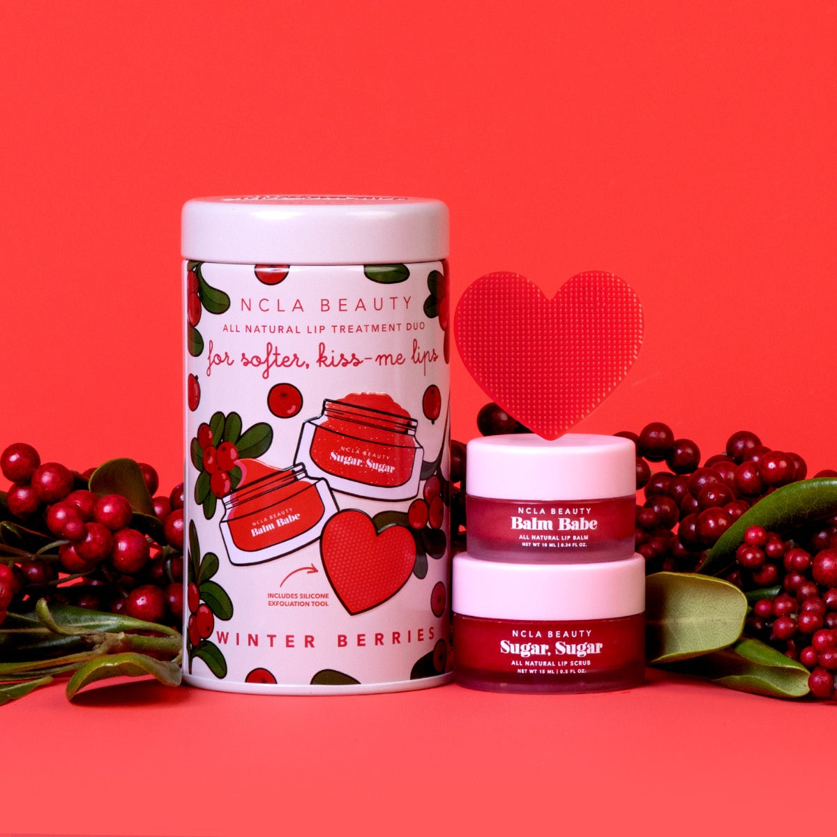 NCLA Beauty Winter Berries Lip Treatment Set