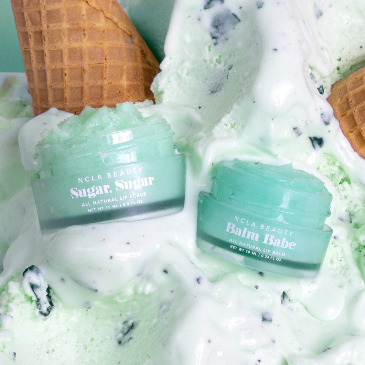 NCLA Beauty Sugar Sugar Mint Gelato Lip Scrub 15ml