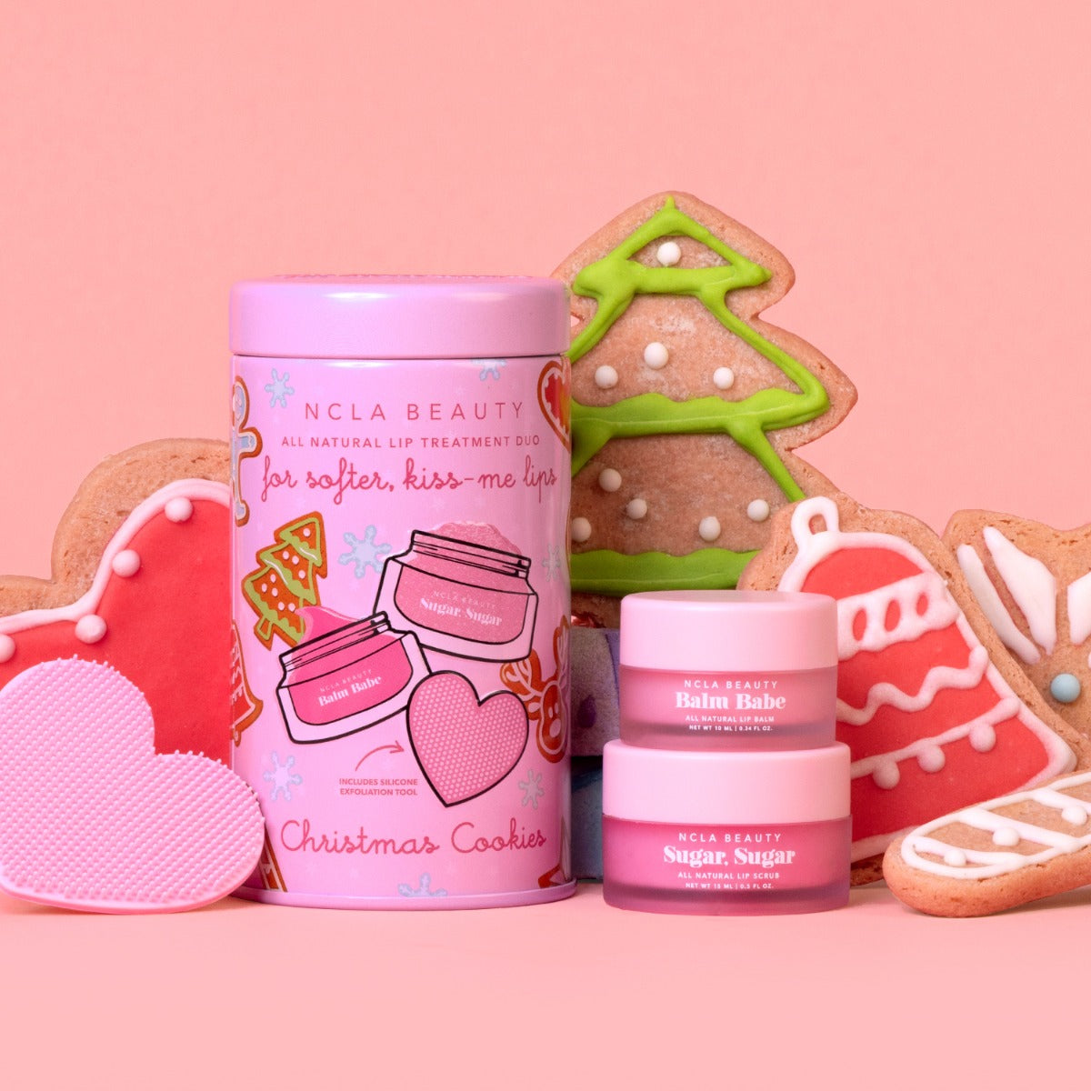 NCLA Beauty Christmas Cookies Lip Treatment Set