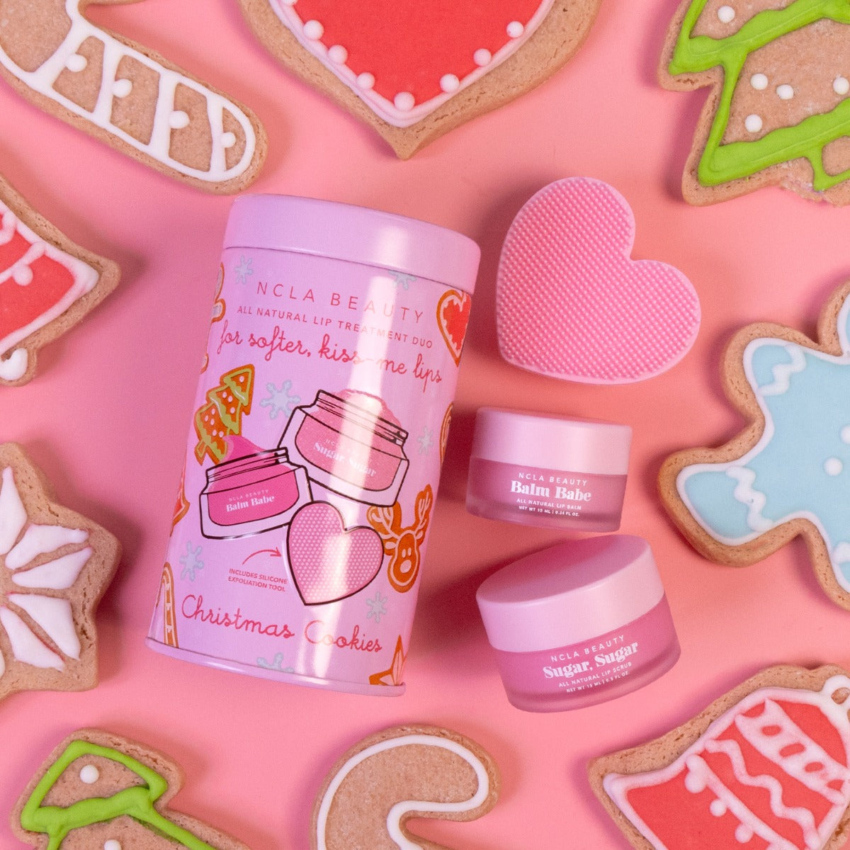NCLA Beauty Christmas Cookies Lip Treatment Set