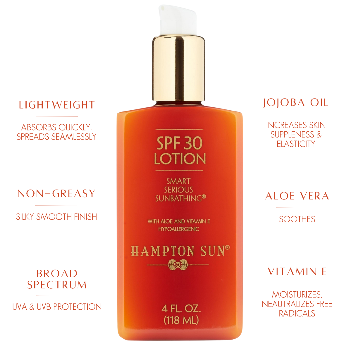 Hampton Sun SPF 30 Lotion  118ml