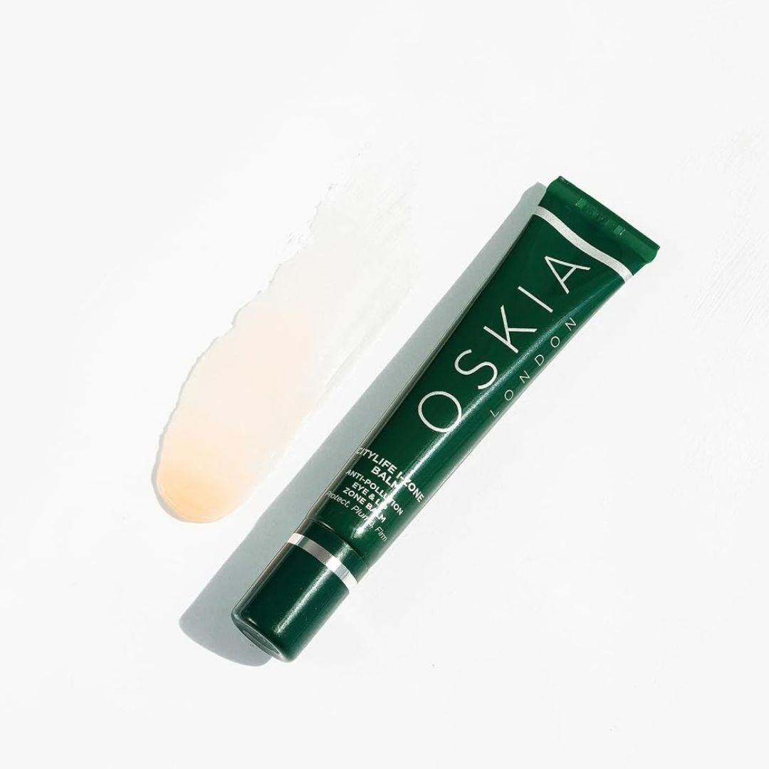 OSKIA Citylife I-Zone Eye & Lip Balm – Anti-Pollution Balm with Peptides, Vitamin C & Hyaluronic Acid