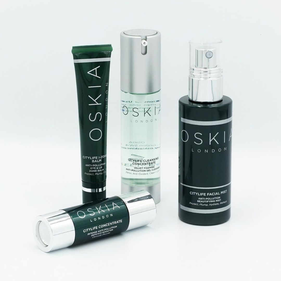 OSKIA Citylife I-Zone Eye & Lip Balm – Anti-Pollution Balm with Peptides, Vitamin C & Hyaluronic Acid