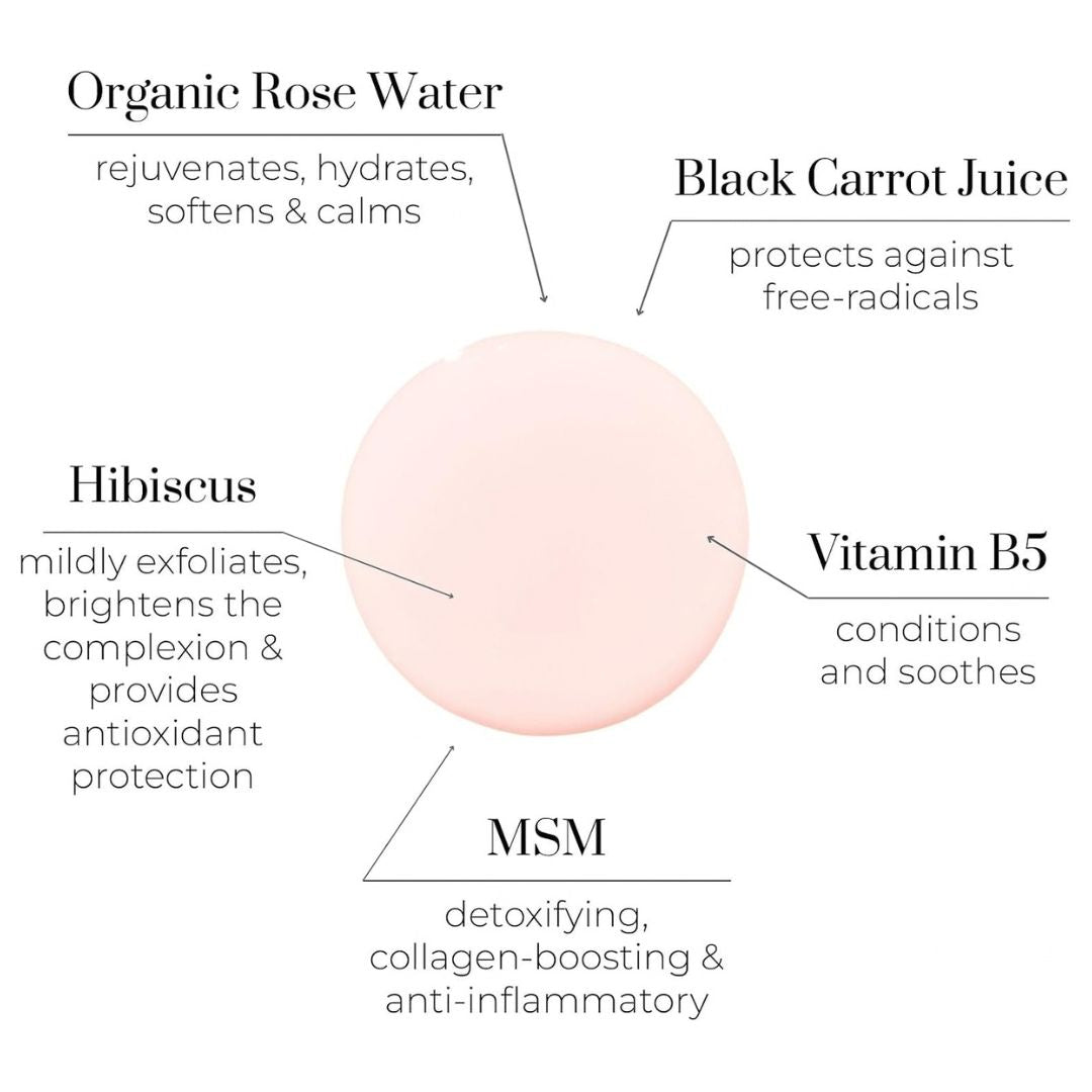 Floral Water Pure Rose & Msm Toner 150ml
