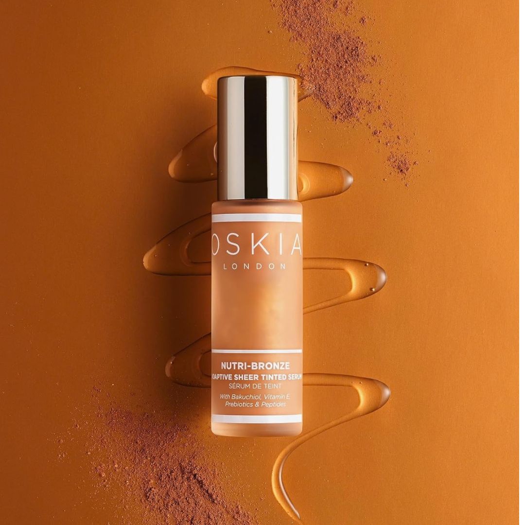 OSKIA Nutri-Bronze Tinted Serum – Tinted Face Serum with Vitamins & Hyaluronic Acid