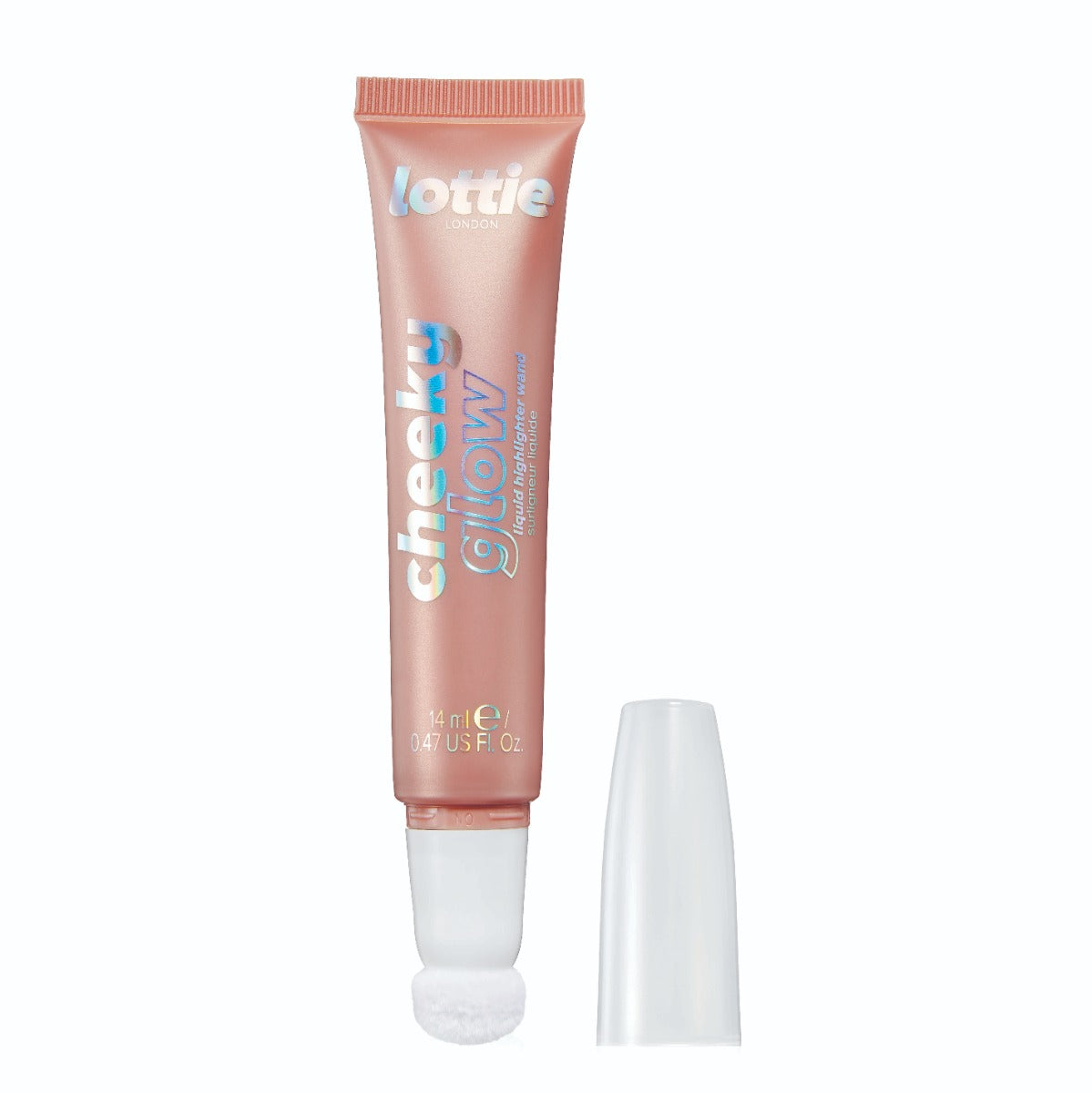 Lottie London Cheeky Glow Highlighting Wand - Peach Bellini