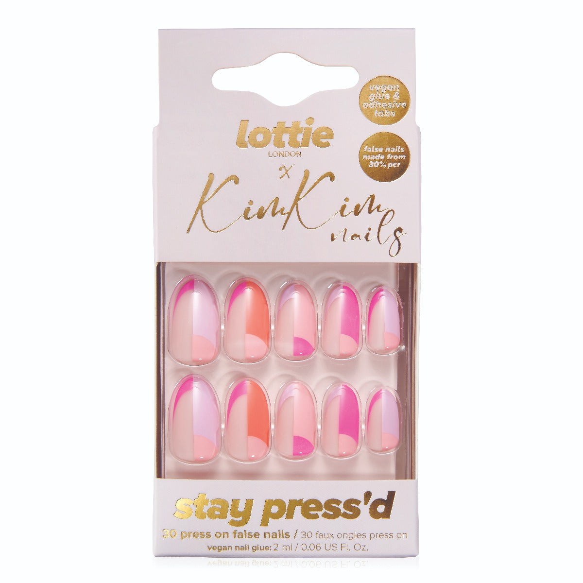 Lottie London X KIM KIM - Stay Press'd Colour Block Party