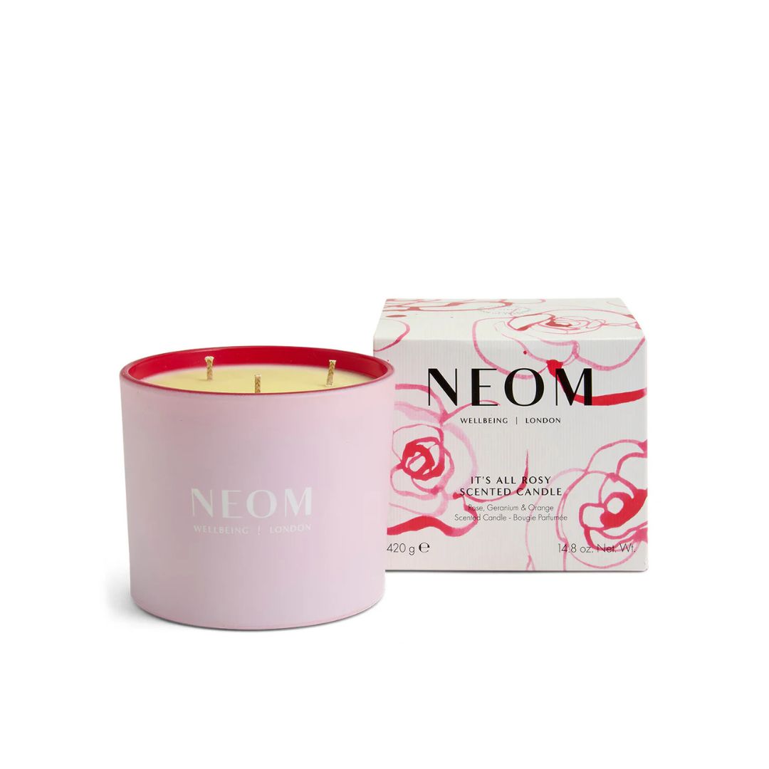 It’s All Rosy Scented Candle (3 Wick)