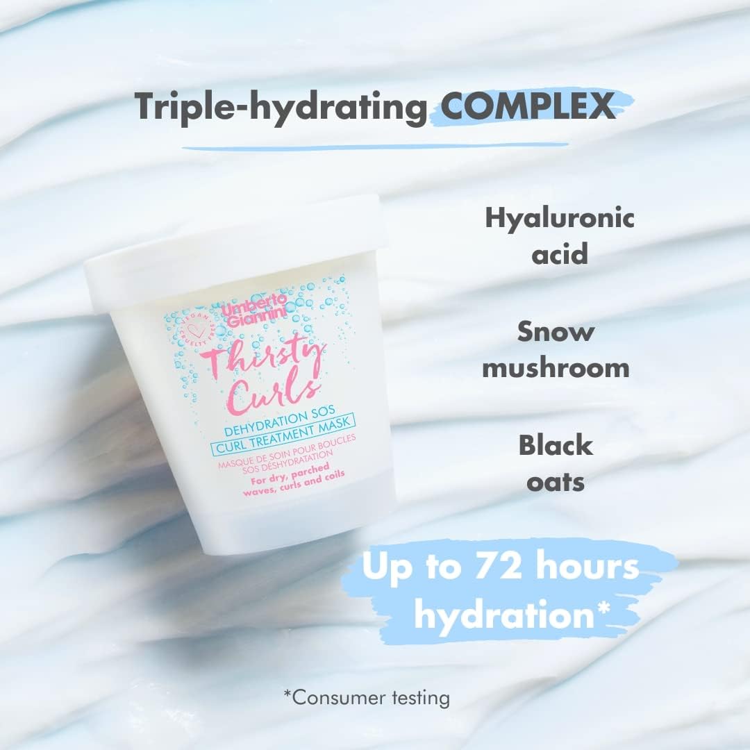 Umberto Giannini Thirsty Curls Treatment Mask 200ml