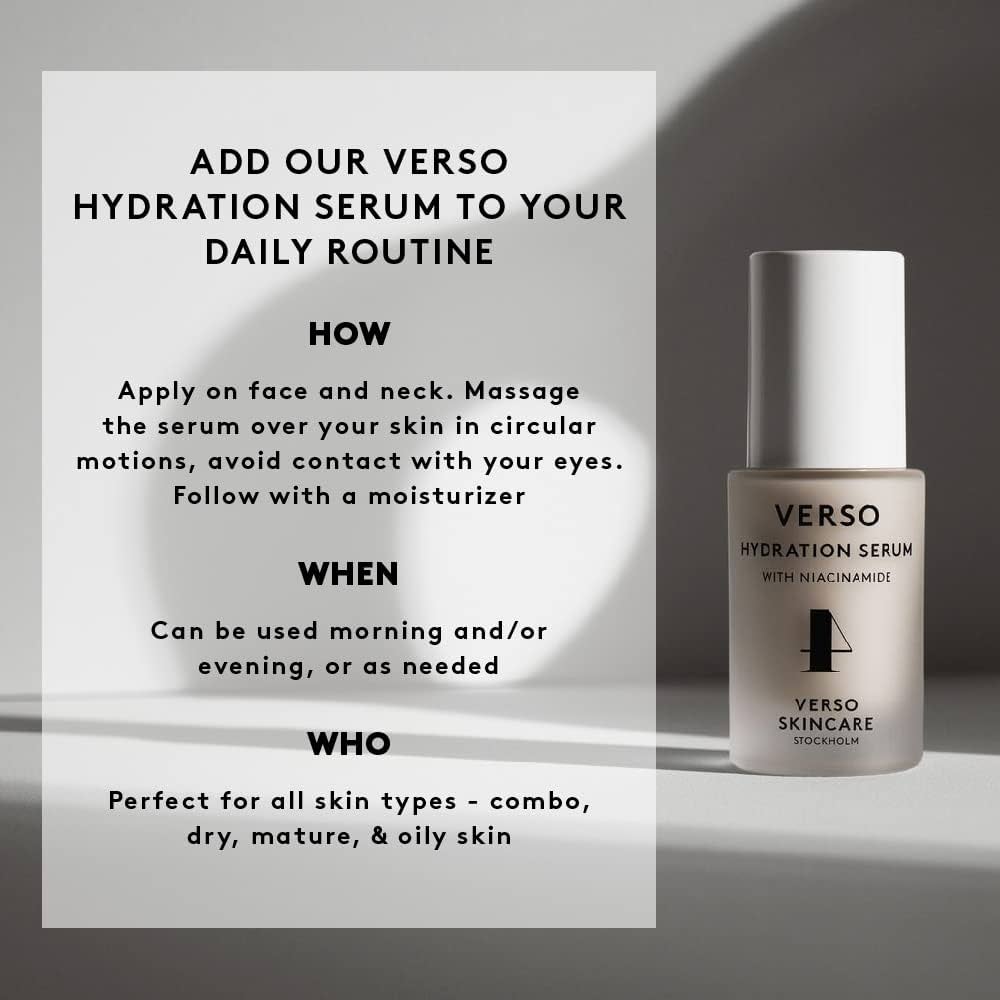 Verso Skincare Hydration Serum - Niacinamide 30ML