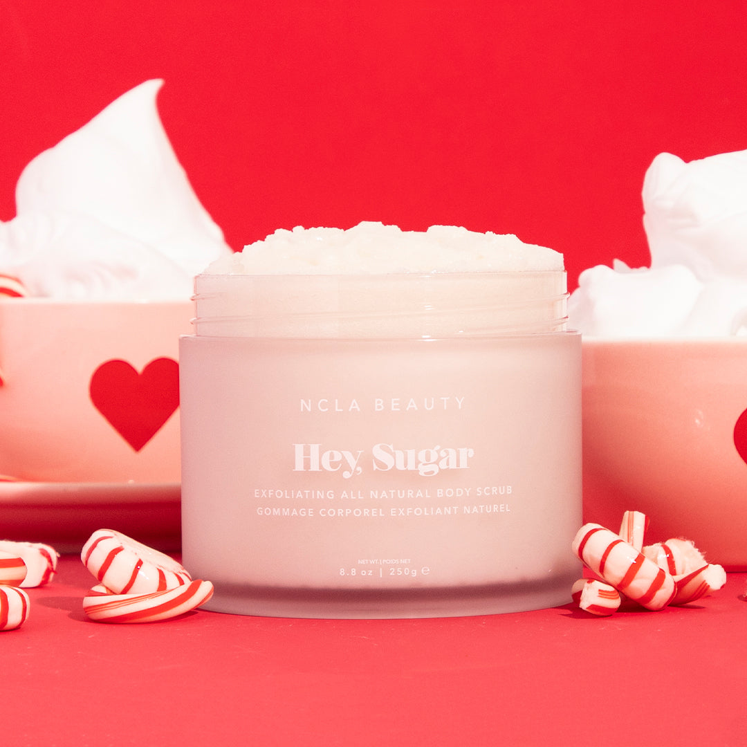 NCLA Beauty HEY, SUGAR PEPPERMINT MOCHA BODY SCRUB