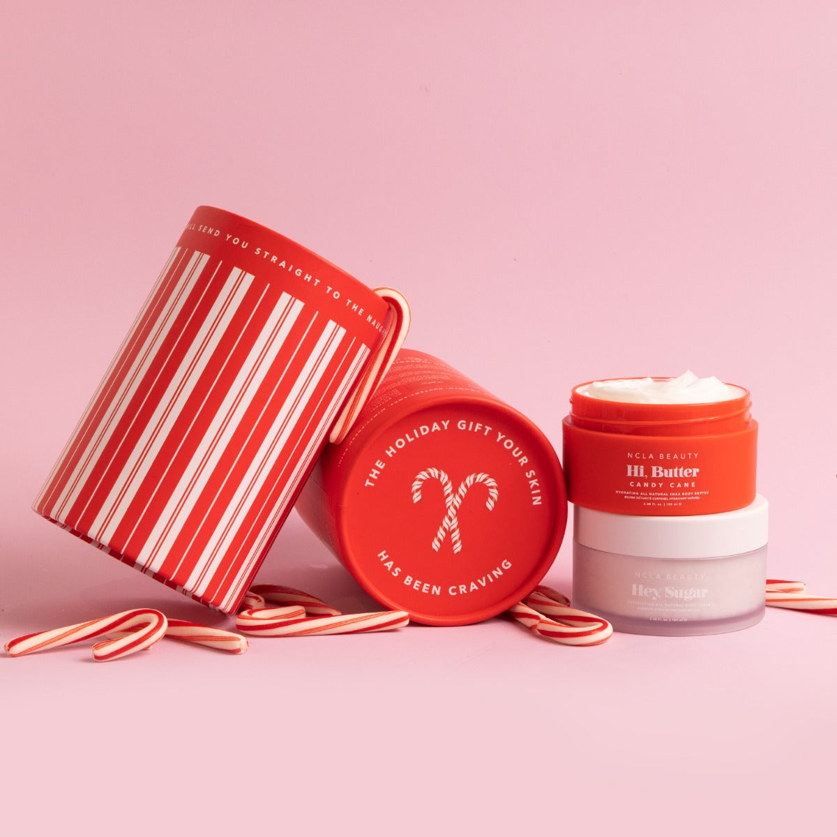 NCLA Beauty Candy Cane Body Care Set