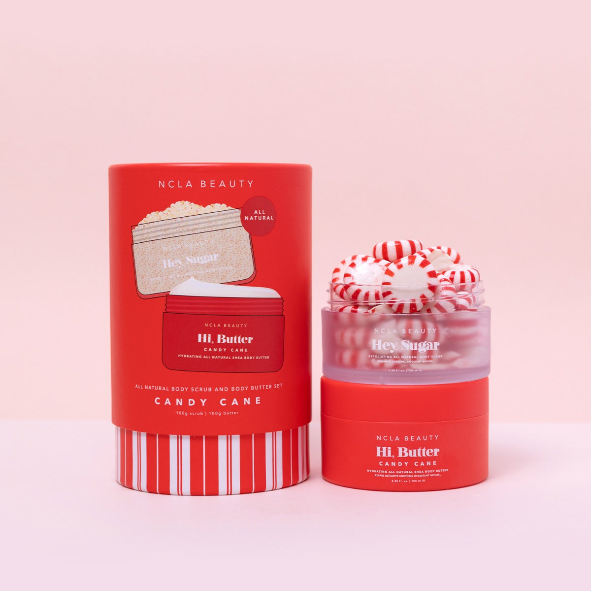 NCLA Beauty Candy Cane Body Care Set