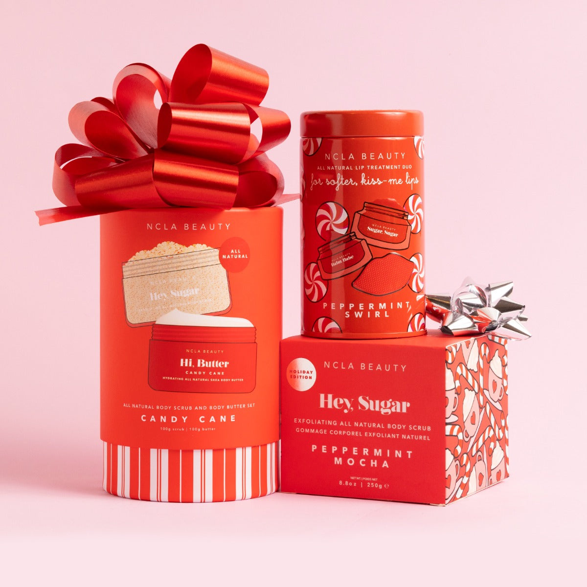 NCLA Beauty Candy Cane Body Care Set