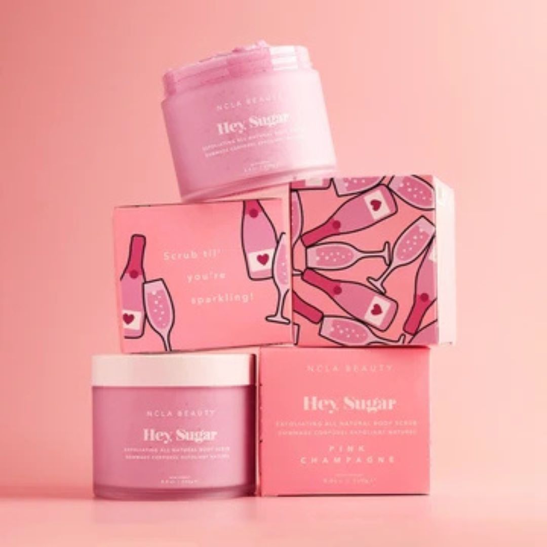 Hey Sugar Pink Champagne Body Scrub,