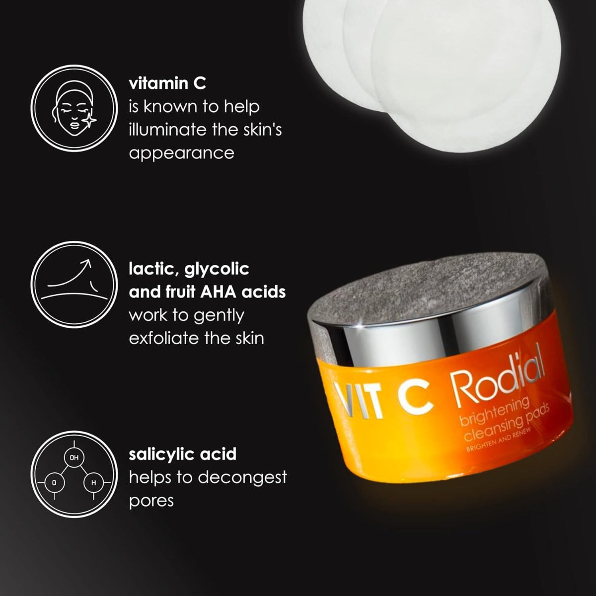 Rodial Vitamin C Brightening Pads (50 pads)