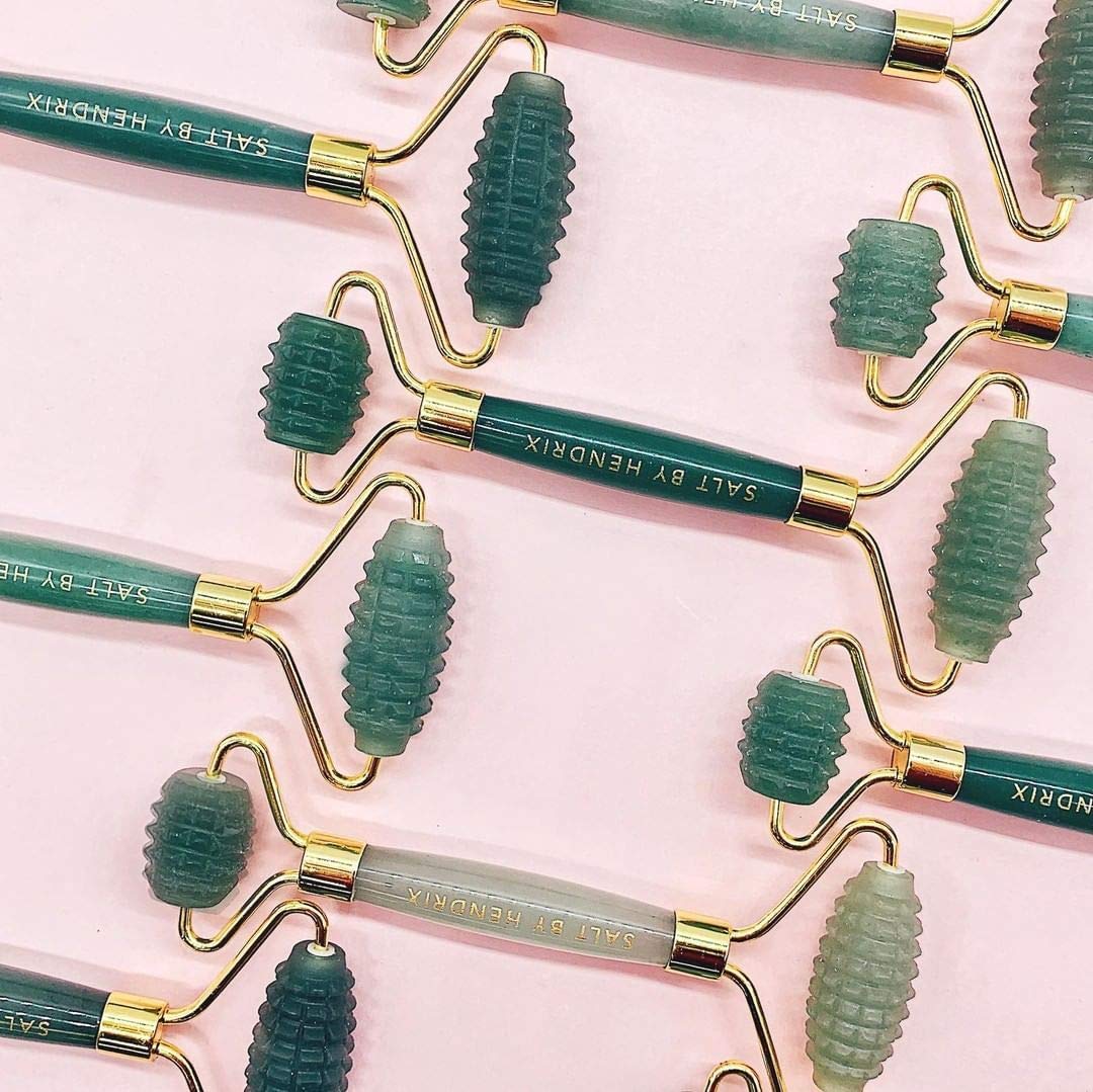 Salt By Hendrix Face Roller - Textured Jade