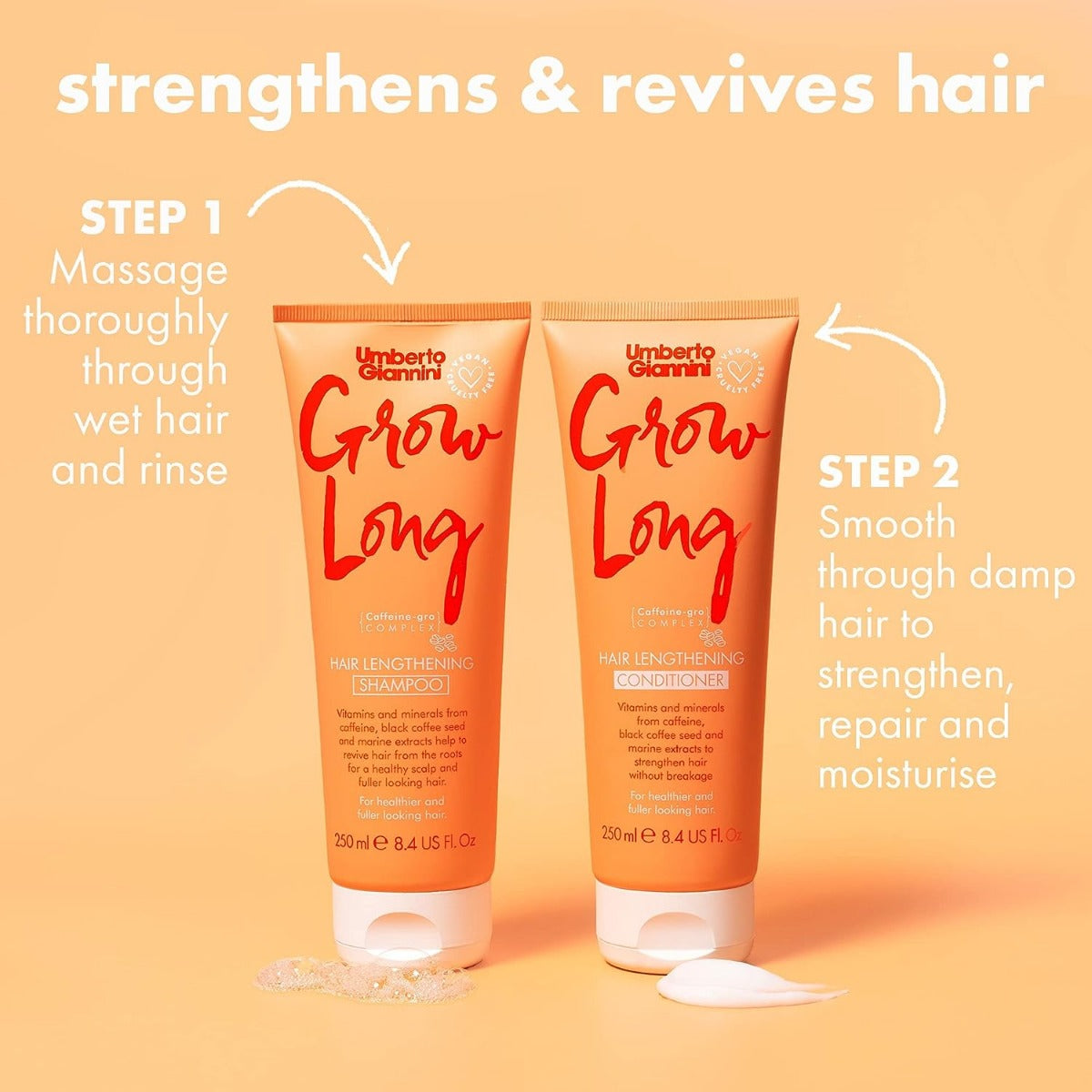 Umberto Giannini Grow Long Root Stimulating Shampoo 250ml