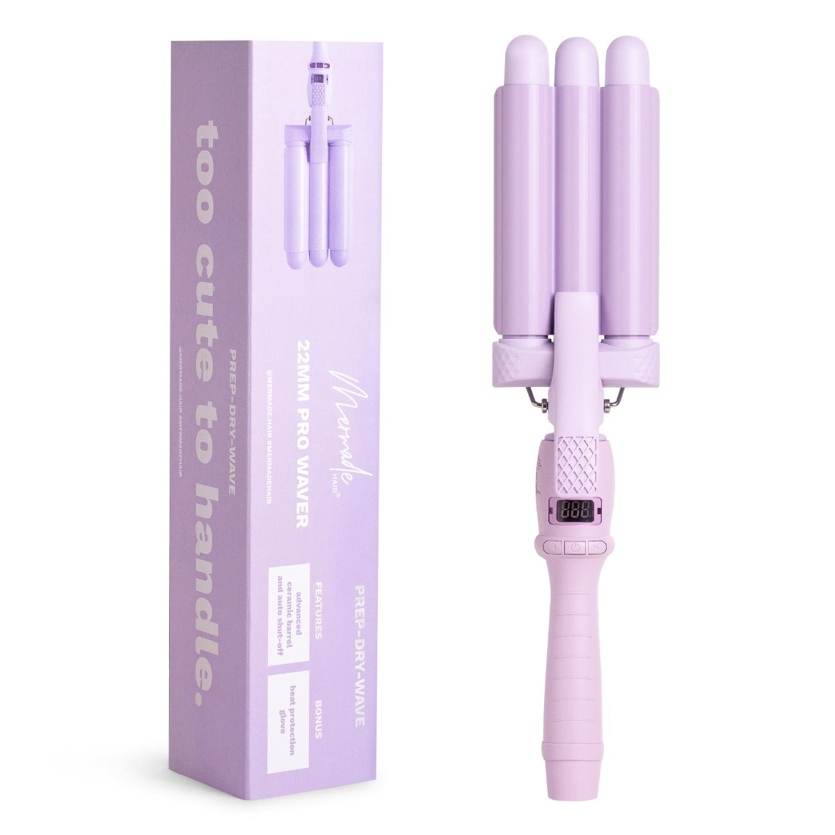 Mermade Hair Cutie Waver 22mm - Lilac
