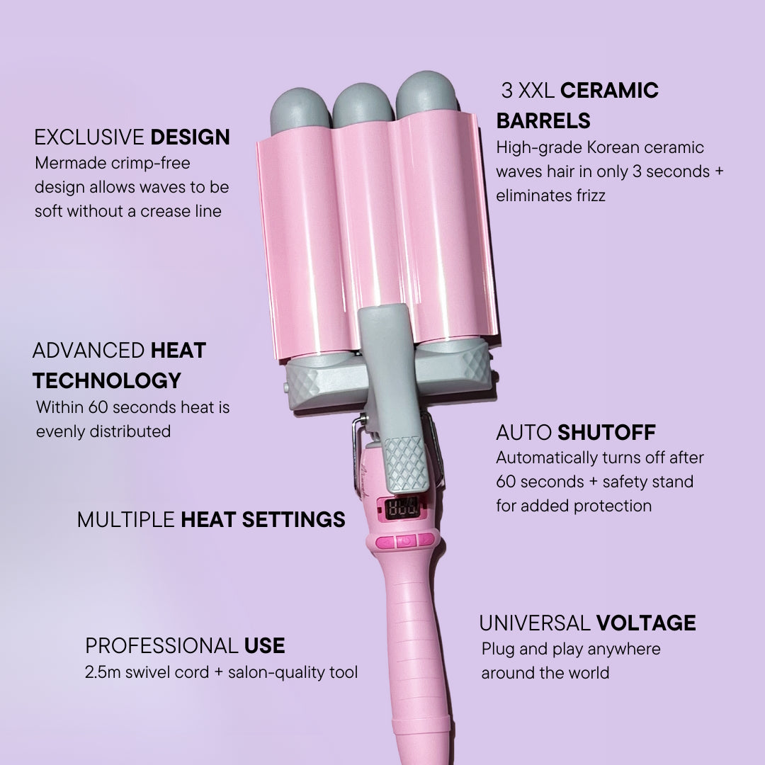 Mermade Hair Pro Waver 32mm - Black