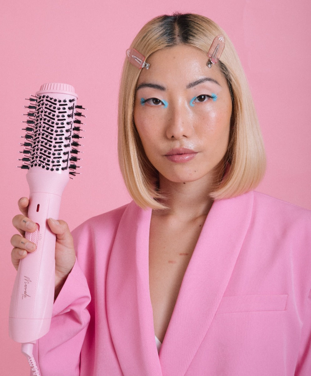 Mermade Hair Blow Dry Brush - Pink