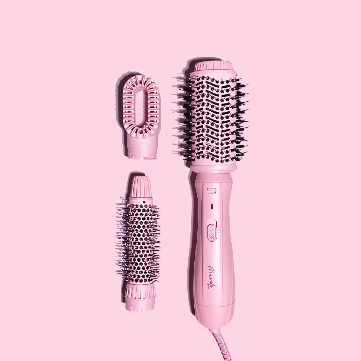 Mermade Hair Interchangeable Blow Dry Brush - Pink