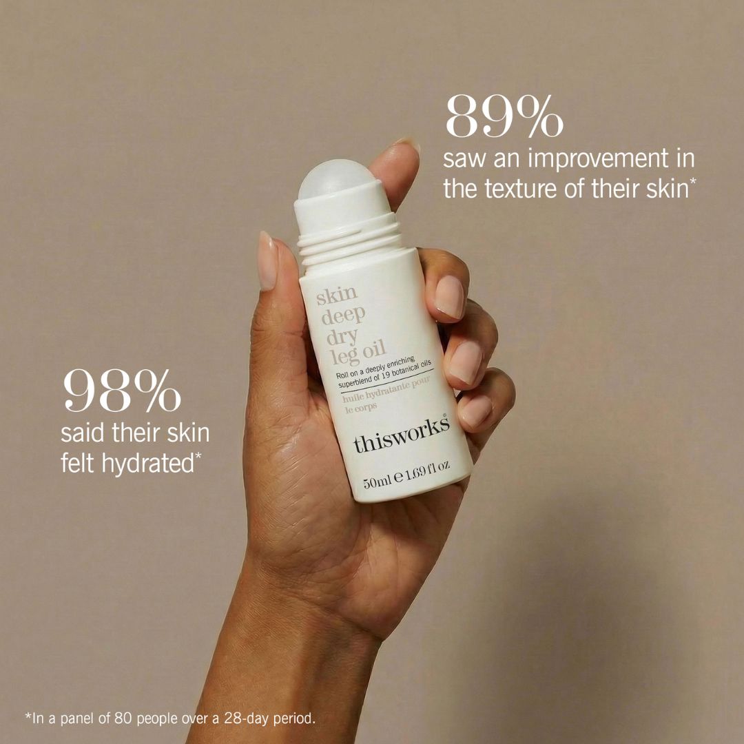 skin deep dry leg oil roller ball 50ml