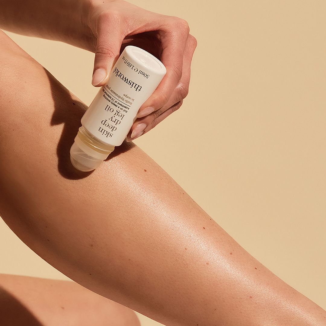 skin deep dry leg oil roller ball 50ml
