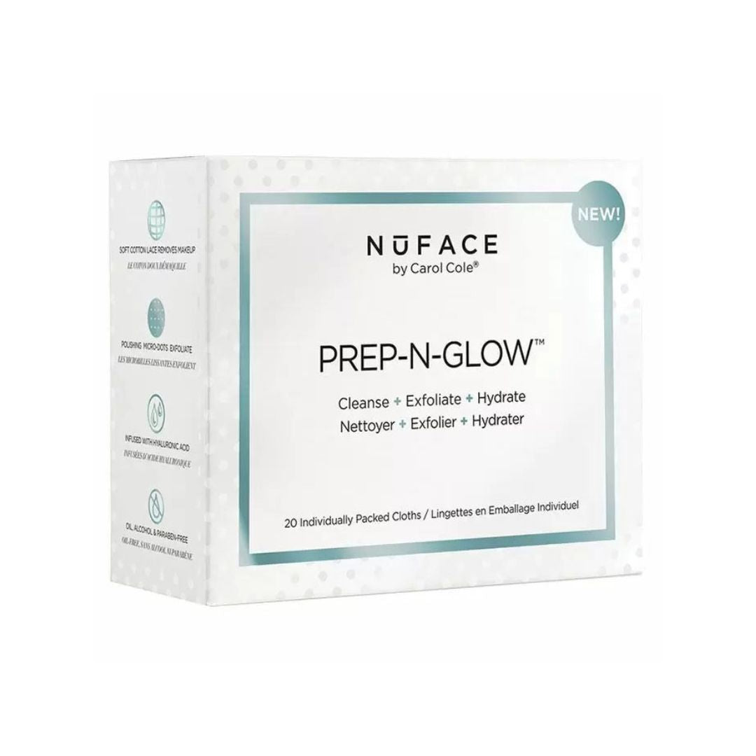 NuFACE Prep-N-Glow Cleansing Cloth 20pk