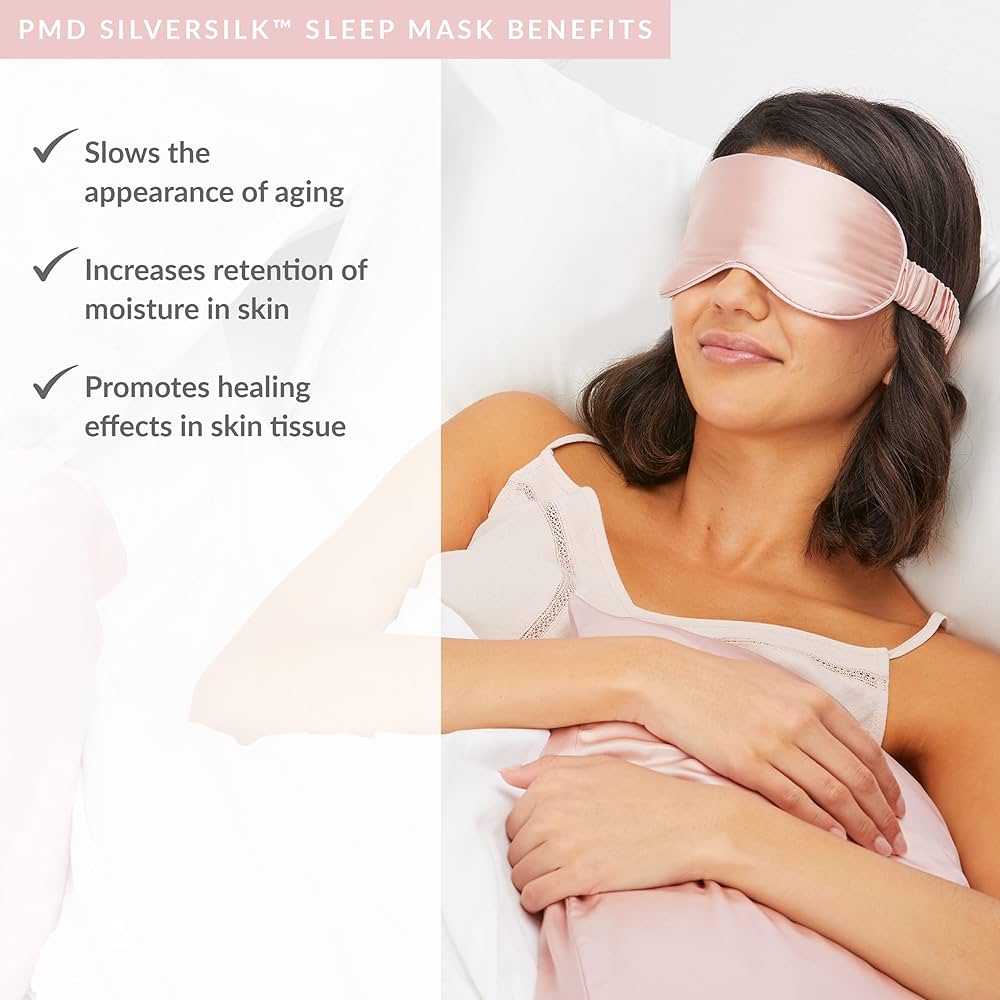 PMD Silversilk Sleep Mask Rose