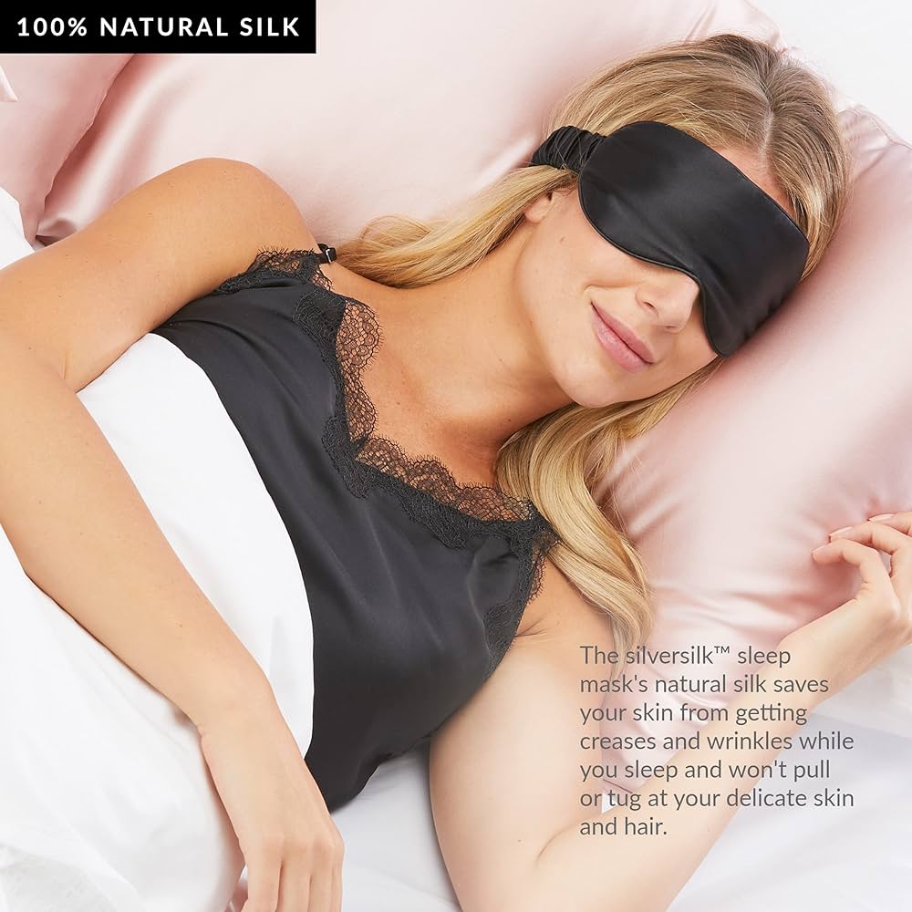 PMD Silversilk Sleep Mask Black