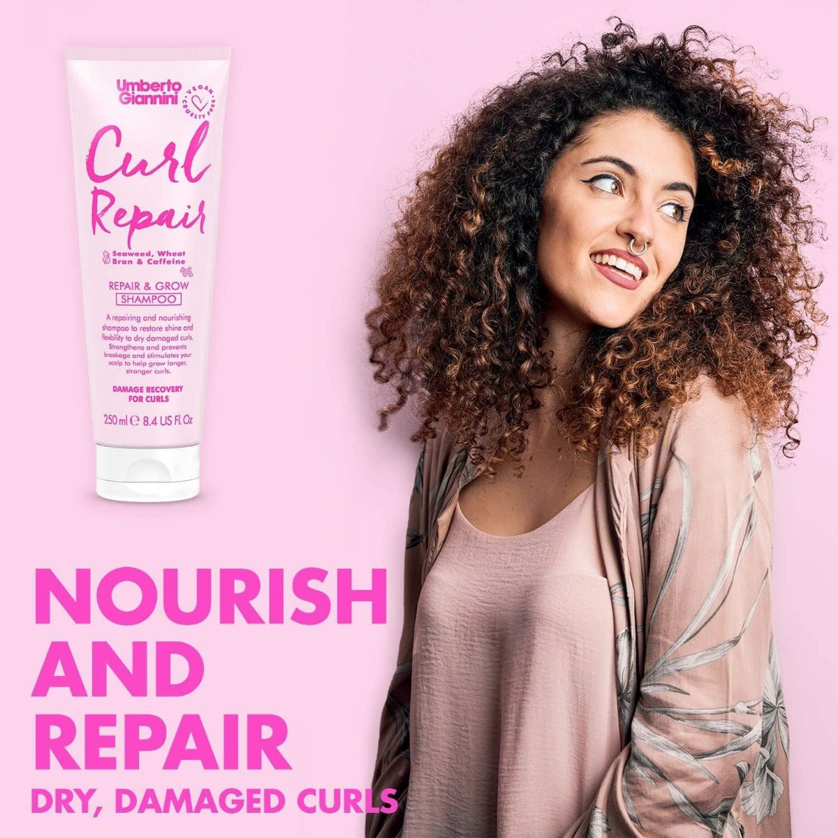 Umberto Giannini Curl Repair Shampoo 250ml