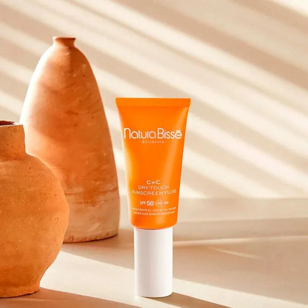 C+C Vitamin Dry Touch Sunscreen Fluid Firming Sun Protection SPF 50 Lotion 1 oz