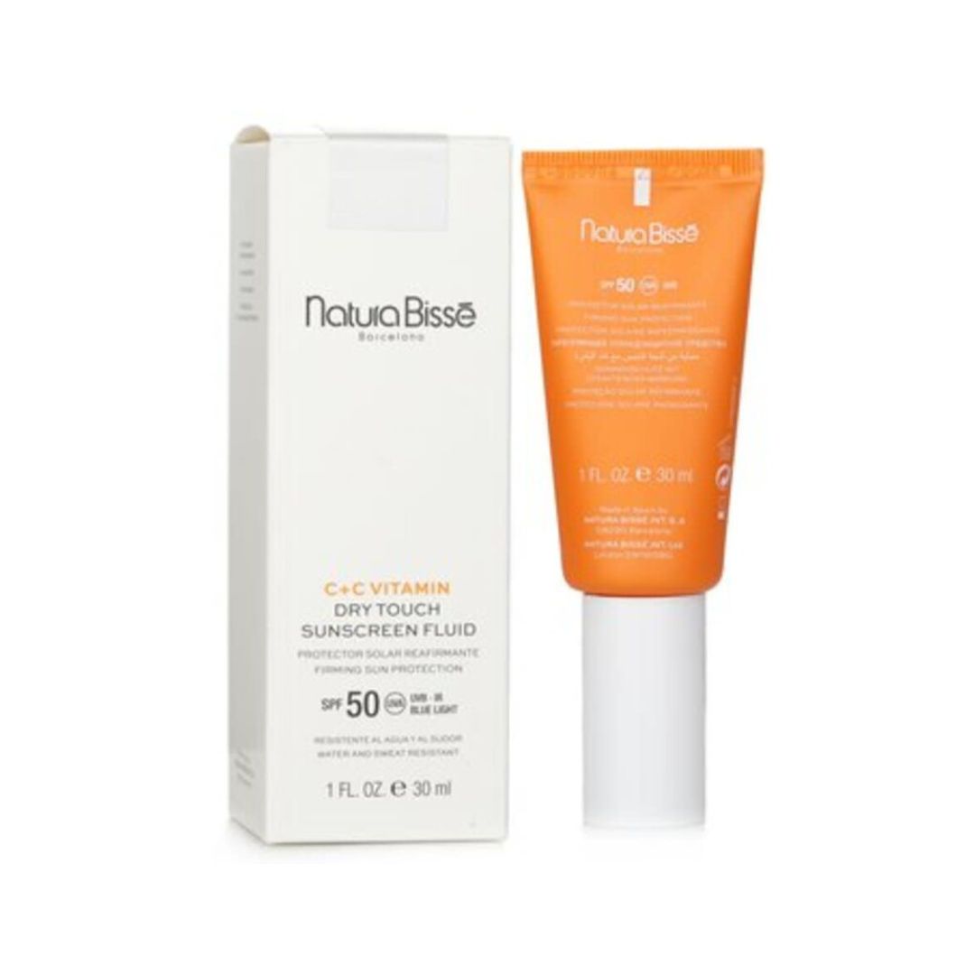 C+C Vitamin Dry Touch Sunscreen Fluid Firming Sun Protection SPF 50 Lotion 1 oz