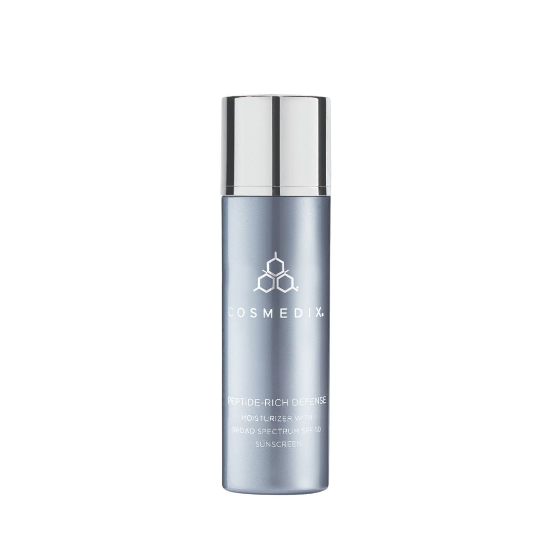Cosmedix Peptide Rich Defense Moisturizer with Broad Spectrum SPF 50 Sunscreen  50ml