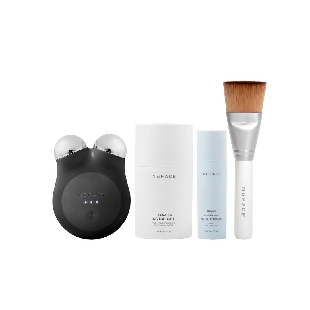 NuFACE MINI+ Starter Kit - Midnight Black