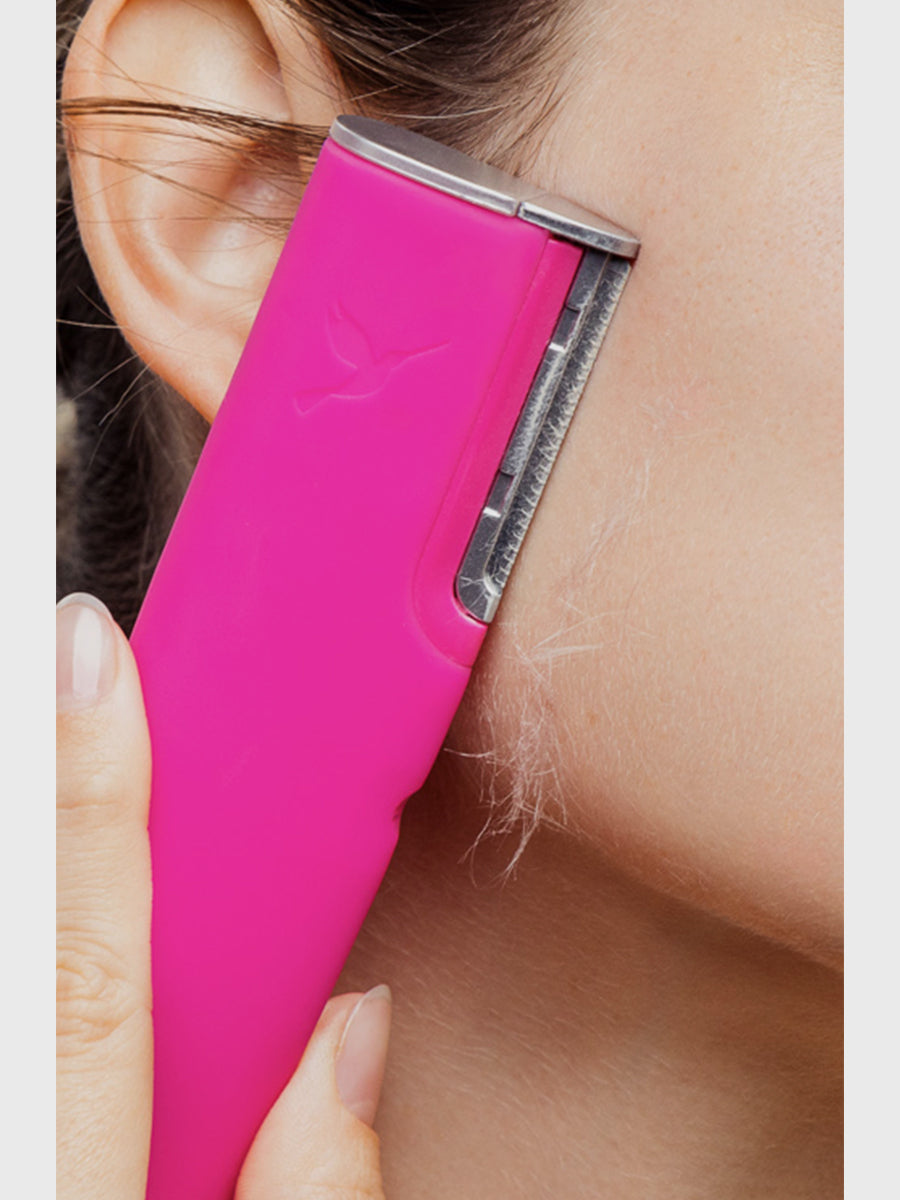 Dermaflash Luxe - Facial Exfoliation And Peach Fuzz Removal - Hot Pink