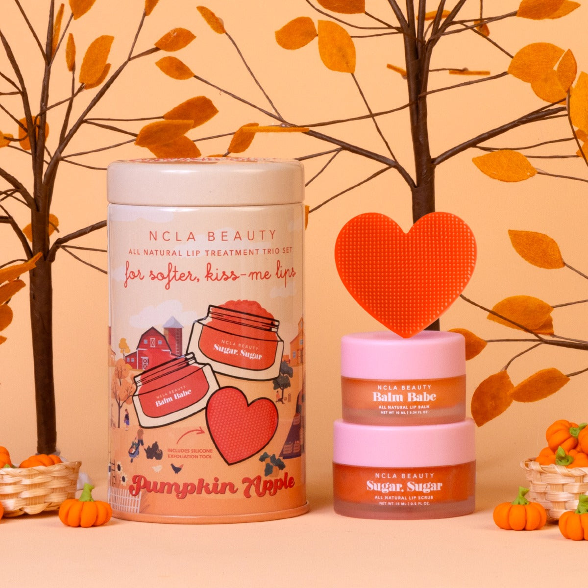 NCLA Beauty Pumpkin Apple Lip Care Treatment Set