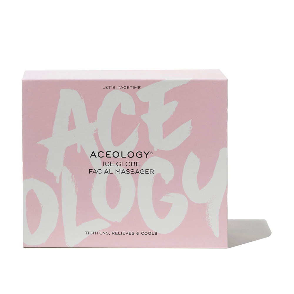 Aceology The Original Pink Ice Globe Facial Massager