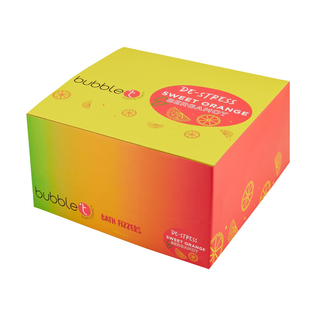 Bubble T De-stress Bath fzzer in Sweet Orange & Bergamot (150g)
