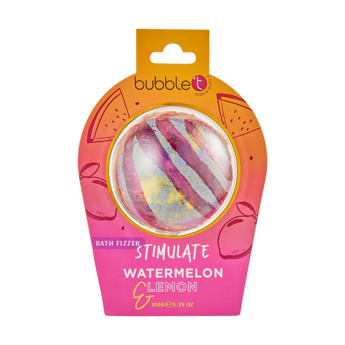 Bubble T Stimulate Bath fzzer in Watermelon & Lemon (150g)